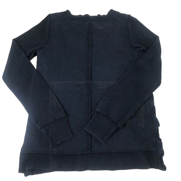 Anthropologie Saturday Sunday V-Neck Cable Knit Button Detail Sweater XS NWT - Picture 2 of 13